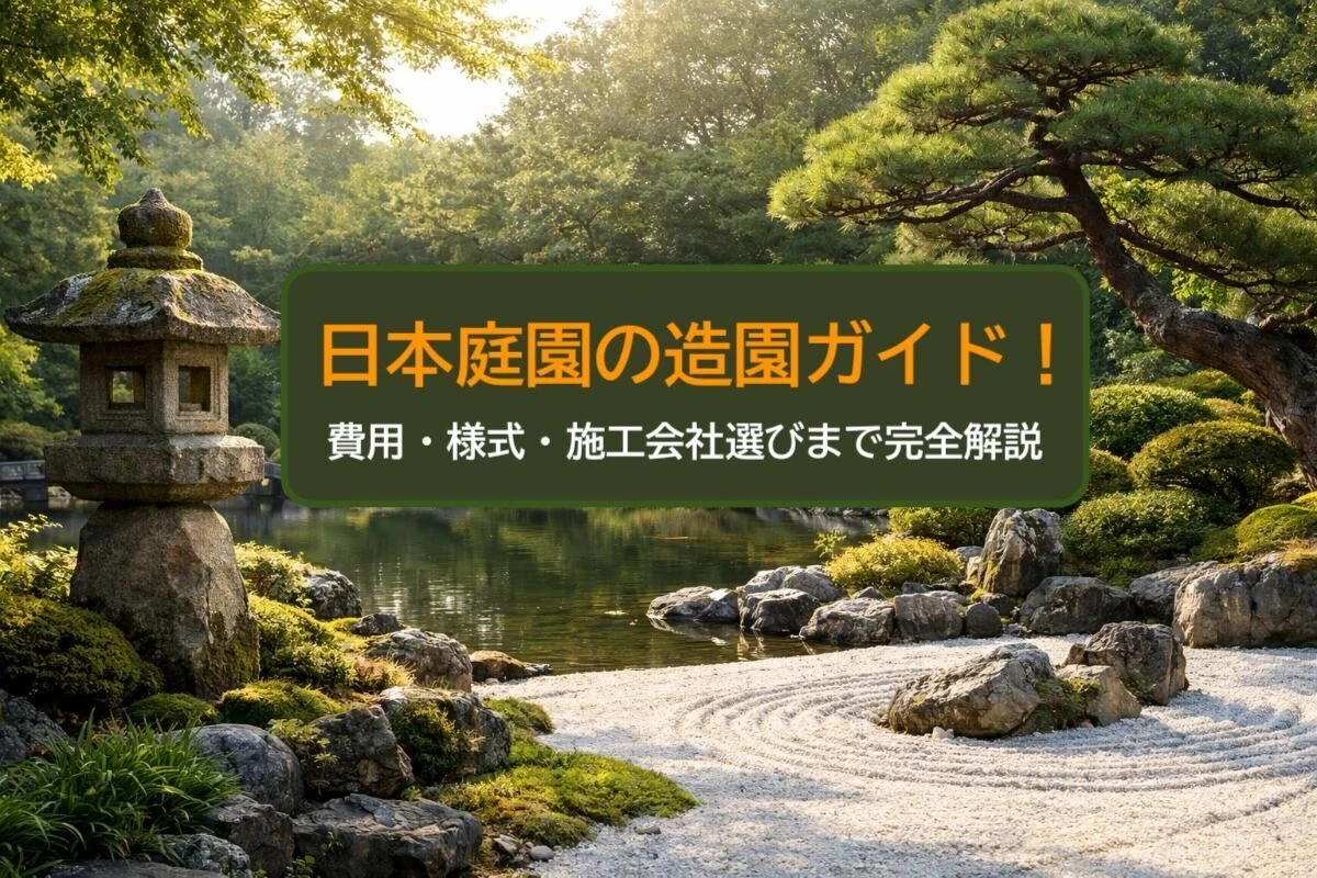日本庭園の造園ガイド｜費用・様式・施工会社選びまで完全解説